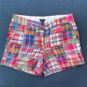 J. Crew Madras Shorts